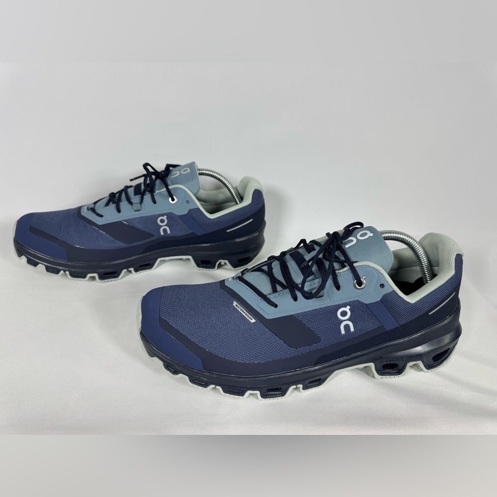 On Running Cloudventure Waterproof Men’s Trail Running Shoes in denim/midnight - Picture 4 of 15